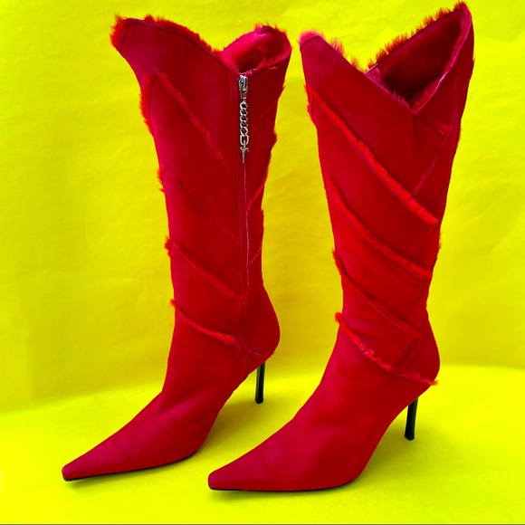 Vintage dark red Cesare Paciotti all leather boots - Picture 3 of 16